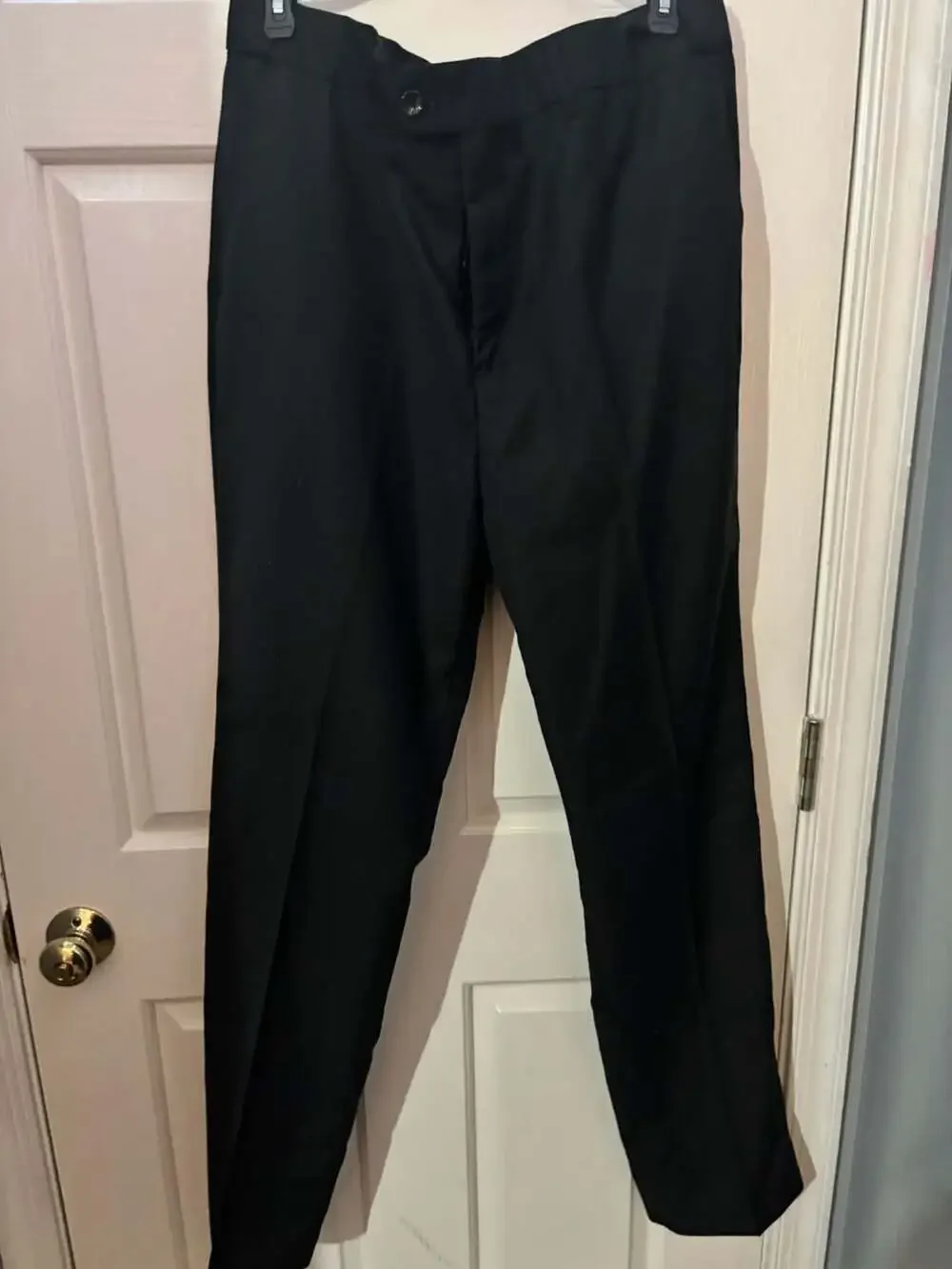 Shein Men's Black And Gold Shawl Lapel Suit Jacket Vest And Pants
